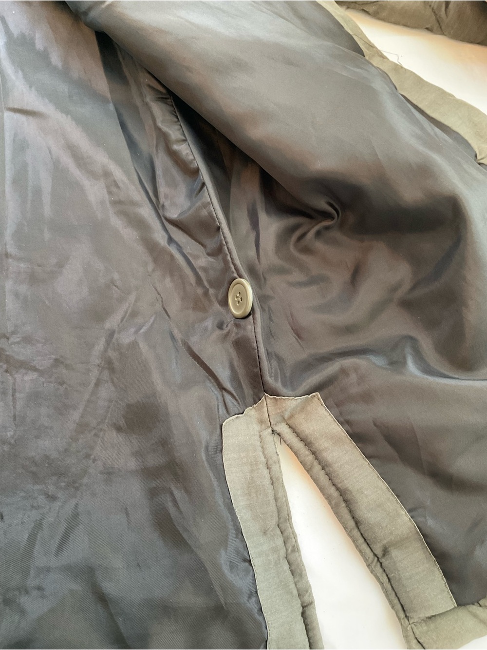Vintage Bogari Signature 100% Silk Quilted Barn Jacket Coat Size L - Picture 6 of 8